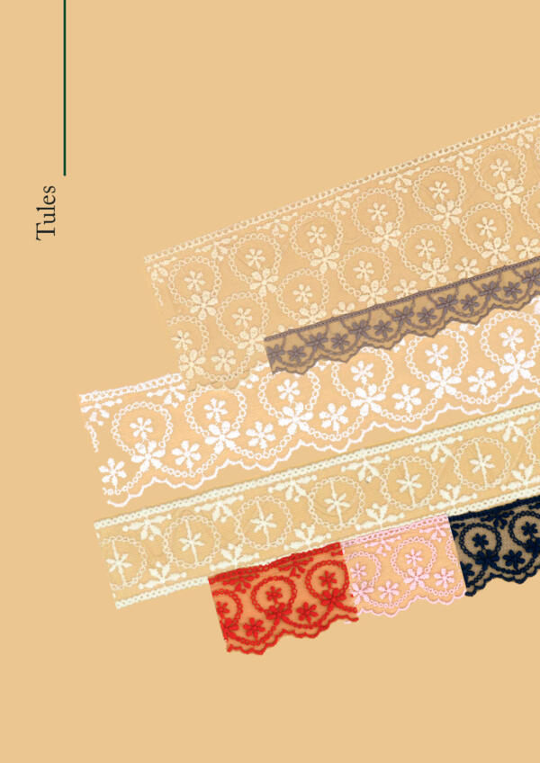 Catálogo de Rendas de Algodão, Dourada e Nylon - Image 2