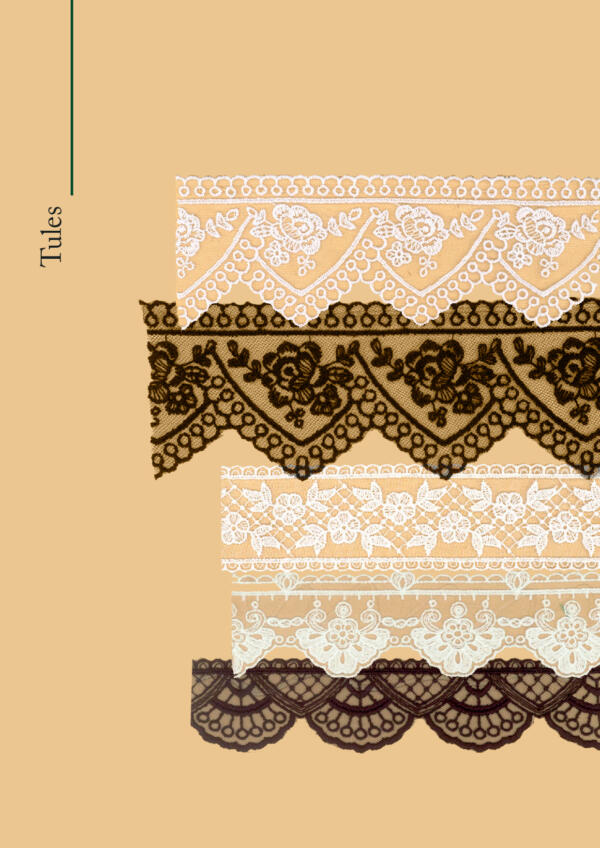 Catálogo de Rendas de Algodão, Dourada e Nylon - Image 3