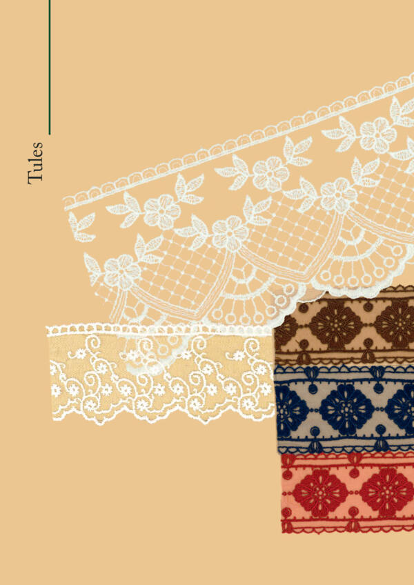 Catálogo de Rendas de Algodão, Dourada e Nylon - Image 4