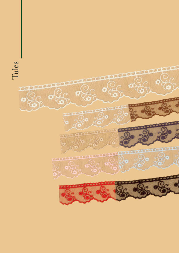Catálogo de Rendas de Algodão, Dourada e Nylon - Image 5